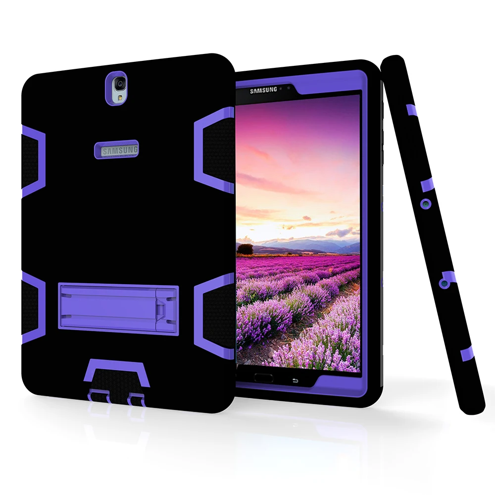 

Shockproof Case For Samsung Galaxy Tab S3 9.7 T820 SM-T825 Protective Heavy Duty Armor Full Body Hard KickStand Cover para capa