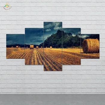 

Meadow Landscape Modern Canvas Art Prints Poster Wall Painting Home Decoration Artwork Wall Art Pictures for Bedroom 5 PIECES