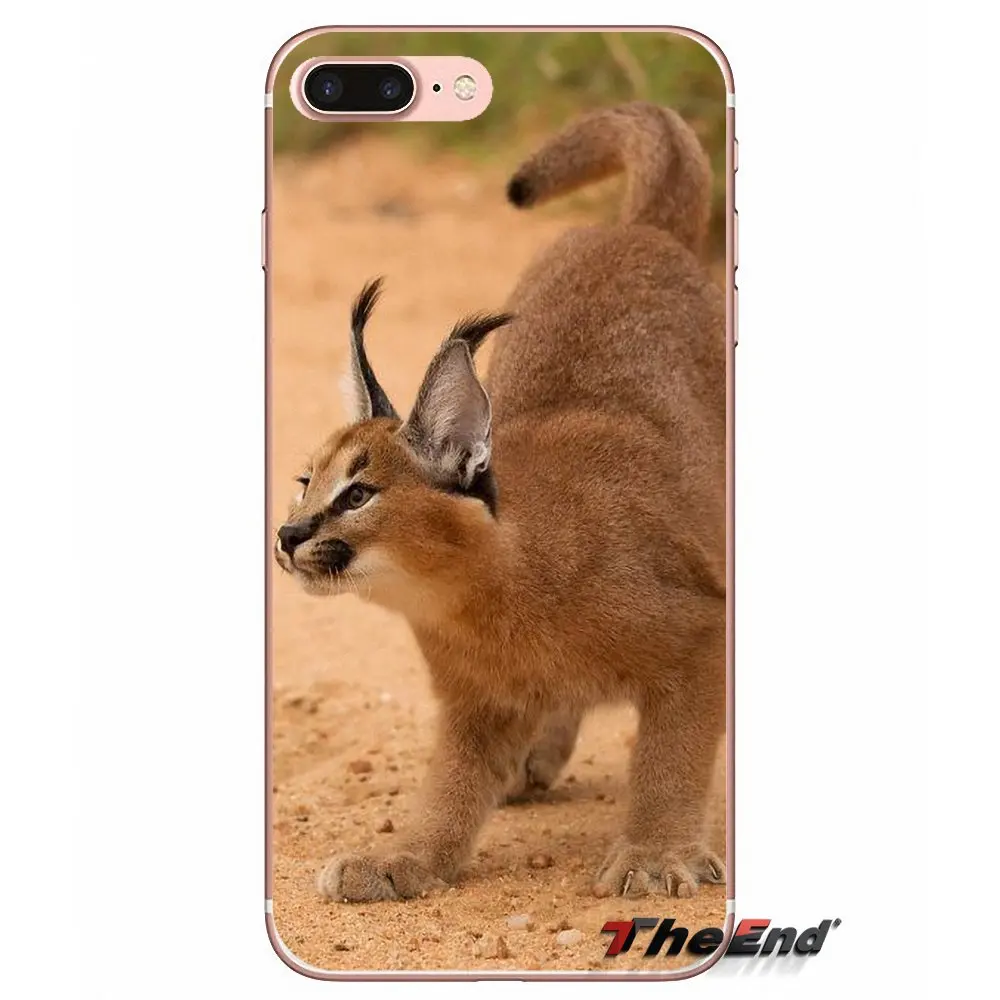 Мягкий ТПУ чехол для Xiaomi Redmi 4 3 3S Pro Mi3 Mi4 Mi4i Mi4C Mi5 Mi5S Mi Max Note 2 Africa Lynx Caracals kitten|tpu case|note
