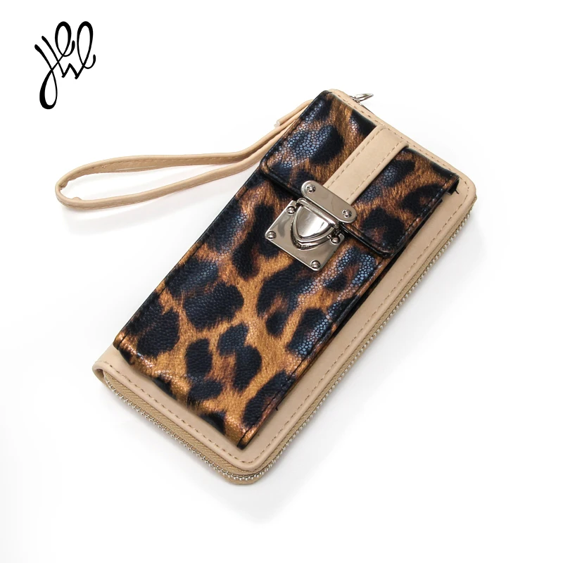 

Women Wallets 2018 Vintage Wallet Leather Female Wallet Long Fashion Ladies Purses Leopard Pattern Clutch Wallet Money Bag500711
