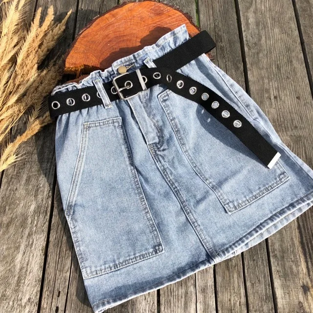 

Fashion Casual Unisex Men Women Jean Dress Canvas Waist Belts Hollow Hole Personality Long Wild Waistband ceinture femme