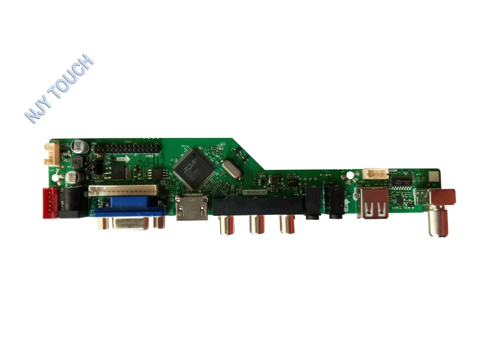 HDMI USB AV VGA ЖК ATV плата контроллера комплект для B141EW01 B141EW02 1280x800 панели