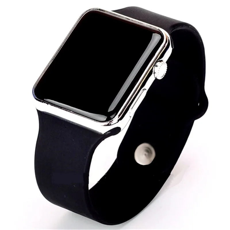 

Digital LED Watch for Women Ladies casual men's Watches Unisex Silicone Wrist Watch, Women Bayan Kol Saati relogio masculino