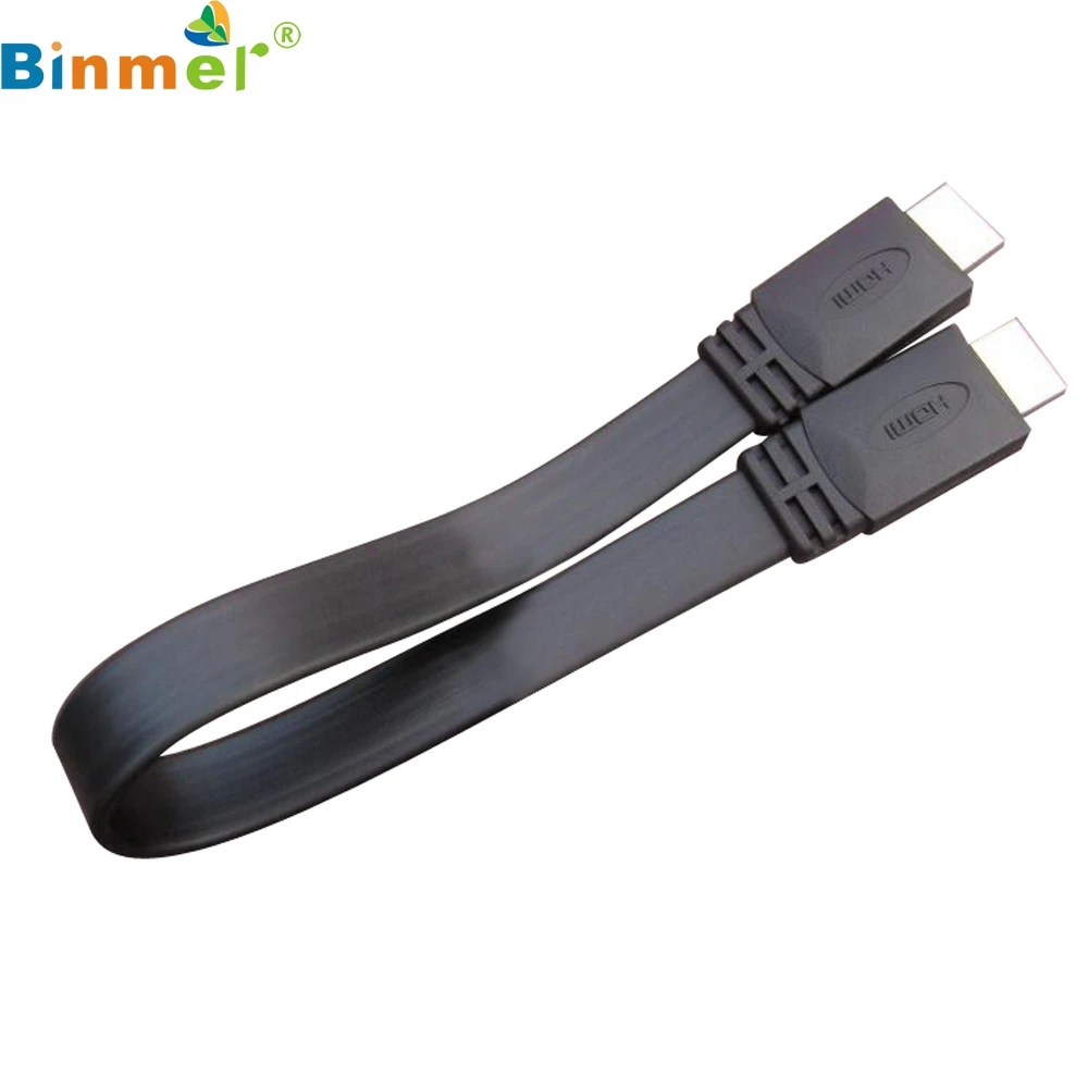 

High Speed 0.3m 1.4a HDMI To HDMI Flat Cable 1.4V 1080P HD Ethernet 3D for HDTV DVD ER Sep23