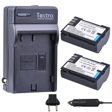Buy online Tectra 2Pc PS-BLM1 PS BLM-1 Li-ion Bateria + Digital Charger for Olympus EVOLT E-300 E-330 E-500 E-510 C-5060 C-7070 C-8080