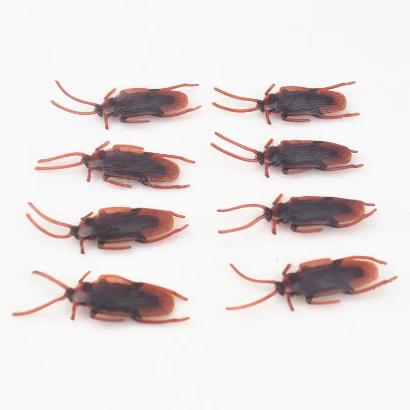 

8 pcs/set interesting toys Flies Cockroaches Centipede Gecko Scorpions lizard toys novelty products funny gadgets gag gift desk