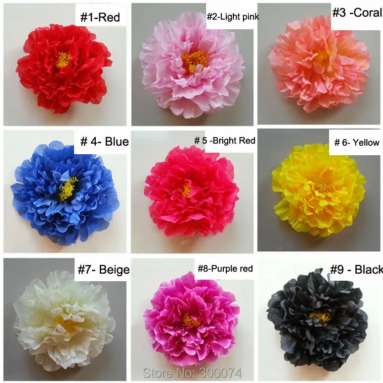 6.5&quot Artificial Peony Flowers Heads Decorative &amp Wreaths Craft Supplies for wedding party decoration DIY пион | Дом и сад