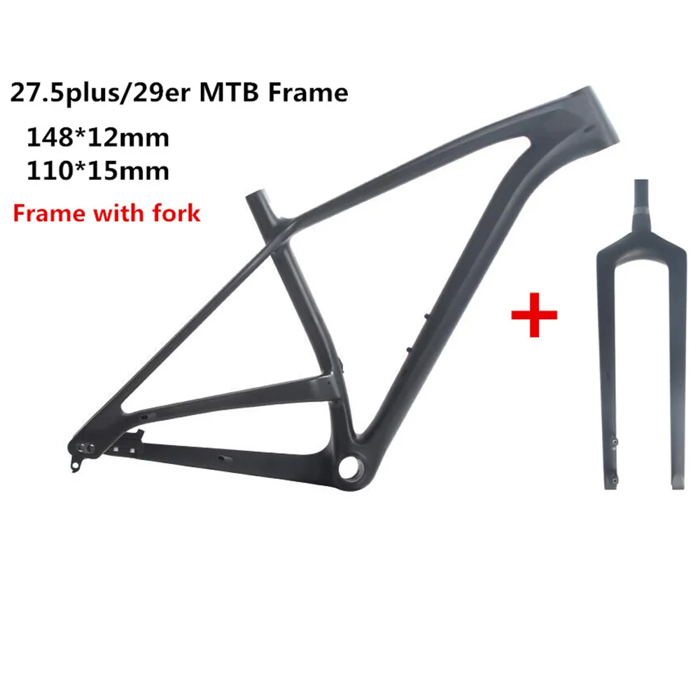 

2018 carbon boost mtb frame/fork 29er plus mountain bicycle disc frames