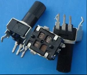 Adjustable Resistor 1K 2K 5k 10K 20K 50K 100K 200k 500k 1M Handle 7mm/12mm RV09 Vertical Adjustable Potentiometer 20PCS