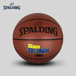 Оригинальные SPALDING мужские 7th Баскетбол НБА GAMETIME серия Slam Dunk PU баскетбол 76-032Y