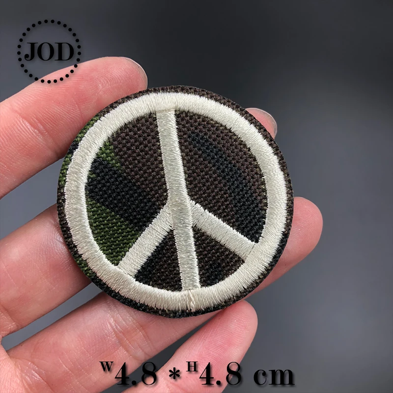 JOD* Embroidery Army Patch Clothes Military Iron on Patches for Clothing DIY Stickers Tactical Fabric Badges Camouflage Style