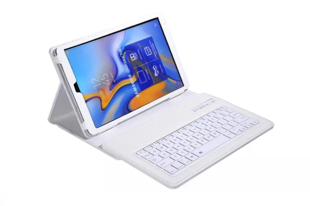 Bluetooth клавиатура кожаный чехол для samsung Galaxy Tab A A6 10,1 10,5 T580 T585 T590 T595 SM-T580 SM-T585 чехол Funda