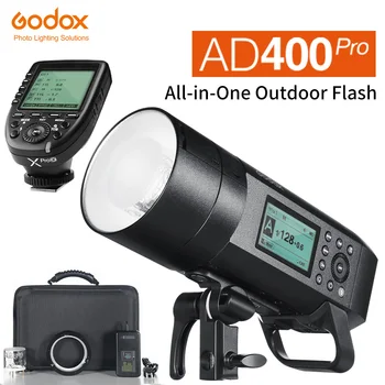 

Godox AD400Pro TTL HSS Flash Built-in 2.4G Wireless Li-on Battery Outdoor Flash + Xpro Trigger with Godox Xpro Transmitter