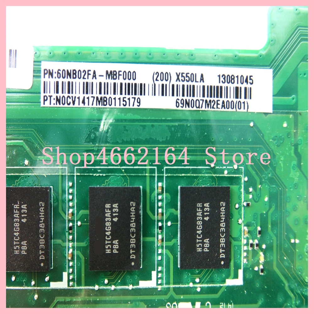  X550LA Motherboard I5-4210 CPU 4GB RAM For ASUS A550L X550LD R510L X550LC X550L X550 laptop Motherb