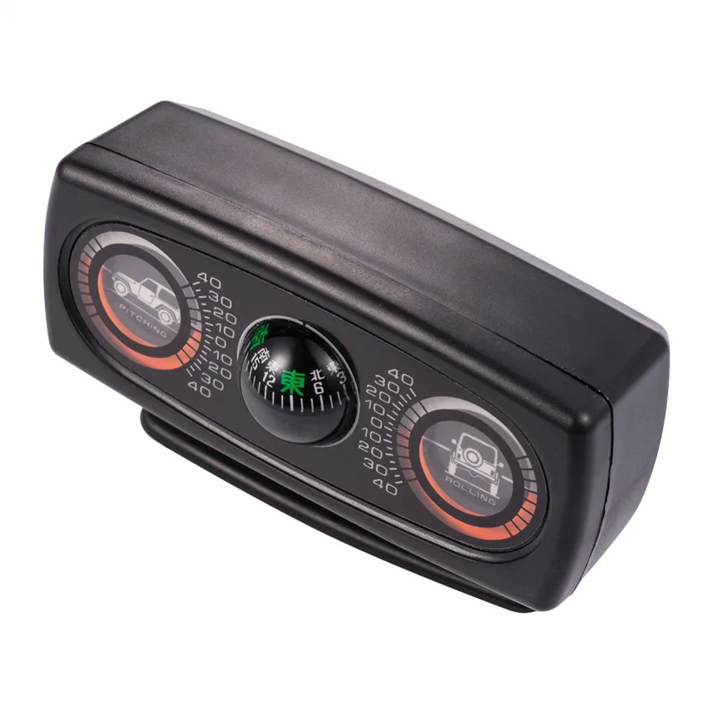  New Vehicle Compass Multifunction Car Inclinometer Slope Measure Inclination Tool