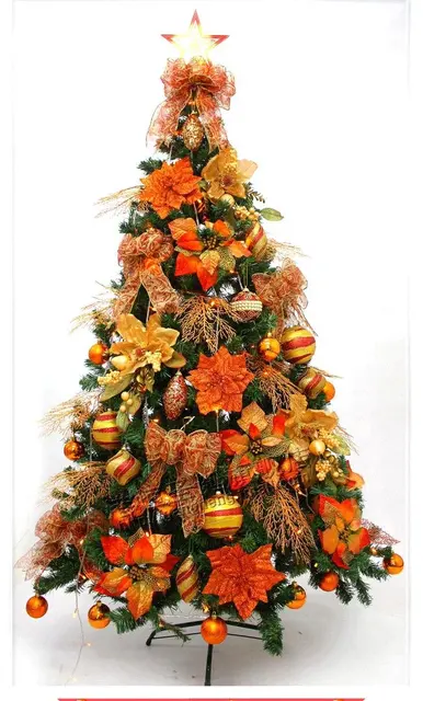 Gang H Christmas Decorations 210cm Bronze Color High Quality Luxury Gang H Christmas decorations 210cm Bronze Color high-quality luxury decoration packages Christmas tree 1set - Gang H Christmas Decorations 210cm Bronze Color High Quality Luxury