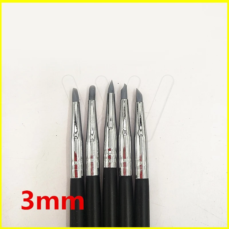 5 шт. зубные зуб формирование силиконовая ручка Клей композиционные смолы цемента фарфор 3 мм