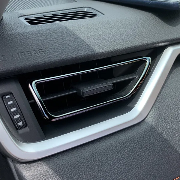 

JY Stainless Steel Air Vent Outlet Trim Cover Car Styling Accessories For Toyota Rav4 V XA50 2019 up