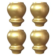 7,5X10 см простая стильная золотая фурнитура ножки эвкалипта ножки стола шкафа ноги кровати ноги