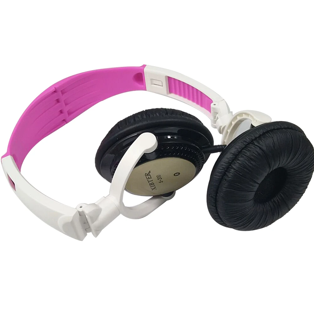Xibter Mini Colorful Headset With Inline Microphone 3 5mm Jack Wired Foldable Headphone Kids Children Student Girl Women Gift