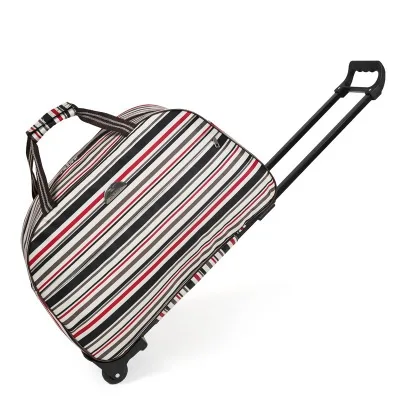 Женская водонепроницаемая Вместительная дорожная сумка, мужская сумка на колесиках, чемодан на колесиках, женские мужские дорожные сумки, чемодан с колесиками - Цвет: 10