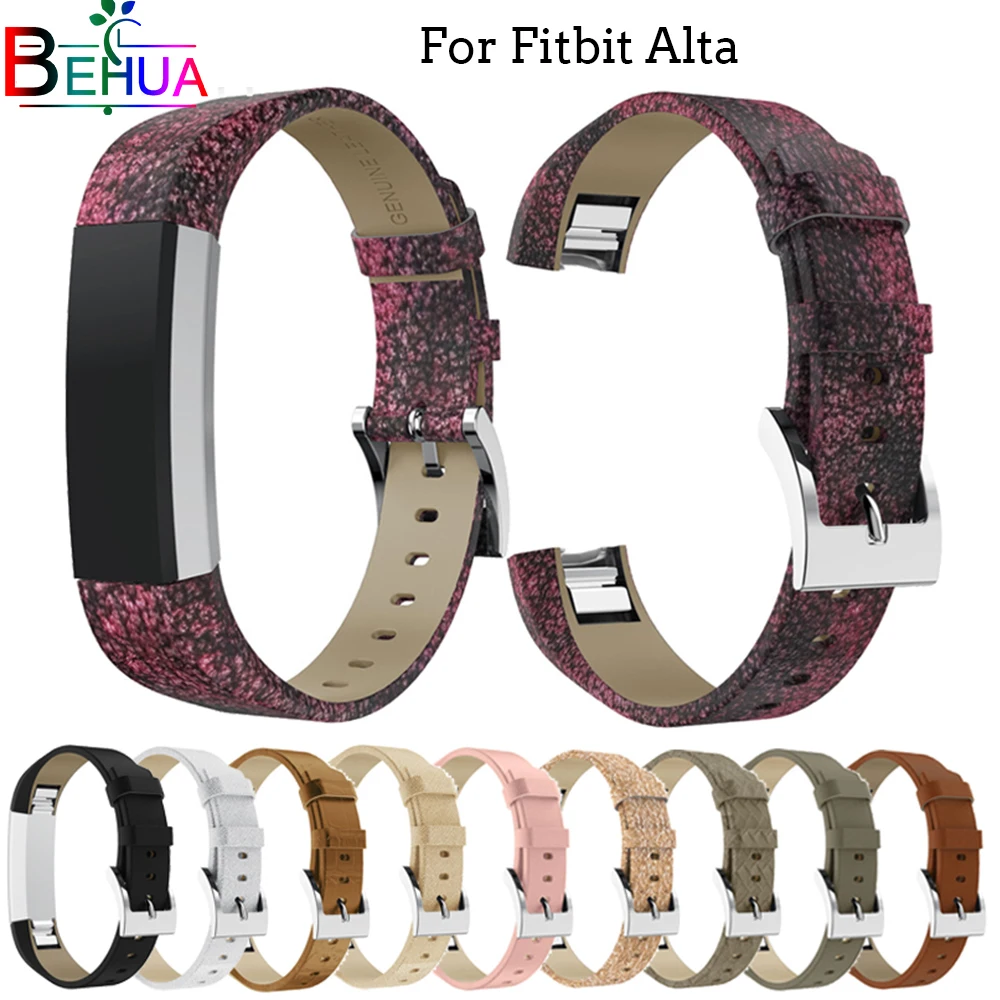 Роскошный сменный Браслет из натуральной кожи Для Fitbit Alta /Alta HR