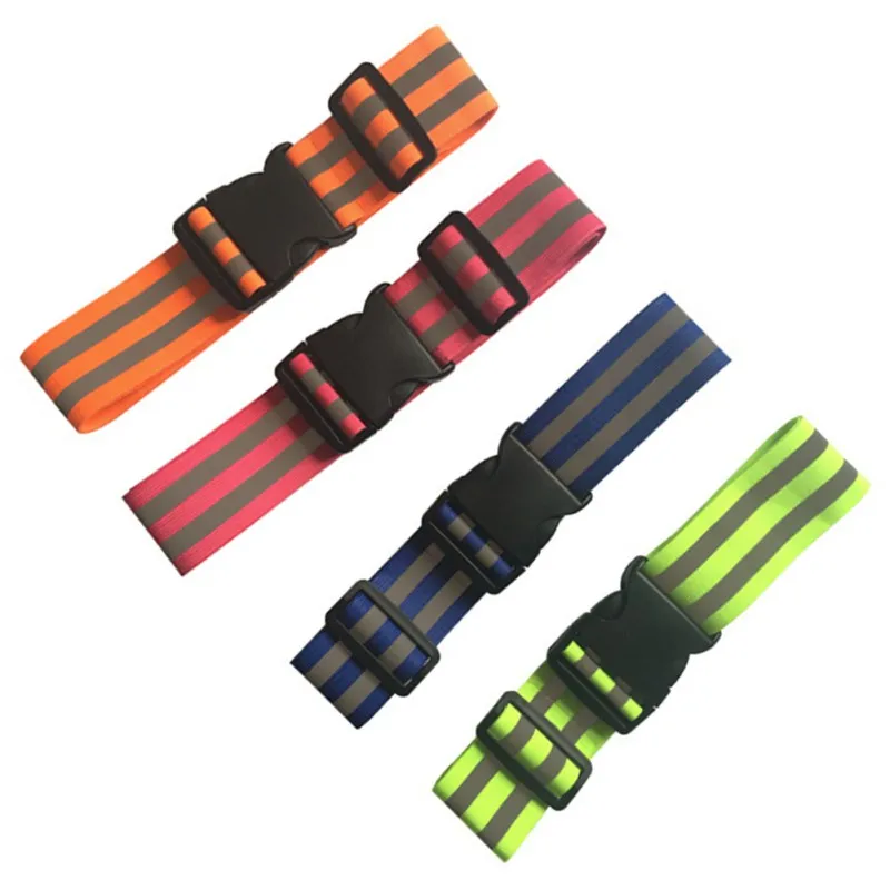 Hi Elastic belt reflection waist belt adjustable size belt reflective