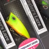 40mm 3.6g Popper Hard Bait Fishing Lures, Countbass Wobbler Freshwater  Topwater Plug Bass Fishing ► Photo 3/6