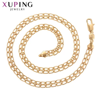 

Xuping Classic Elegant Necklace Charm Style Gold Color Plated for Women Men Christmas Jewelry Gift 45043