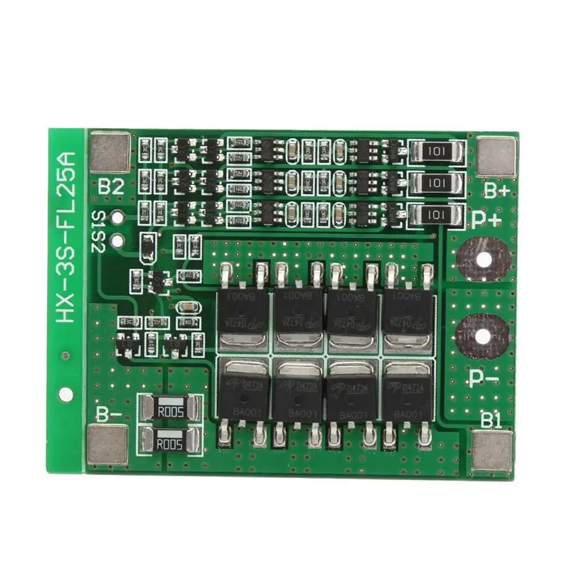 Новая защитная плата 3S 25A для литий ионного литиевого аккумулятора 18650 BMS PCM bms pcm с