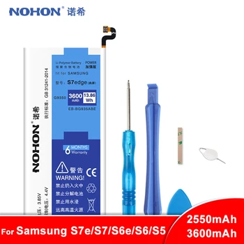 

NOHON Li-ion Battery For Samsung Galaxy S7 Edge G935F S7 G930F S6 Edge G925F S6 G920F S5 G900 EB-BG935ABE Replacement Batteries