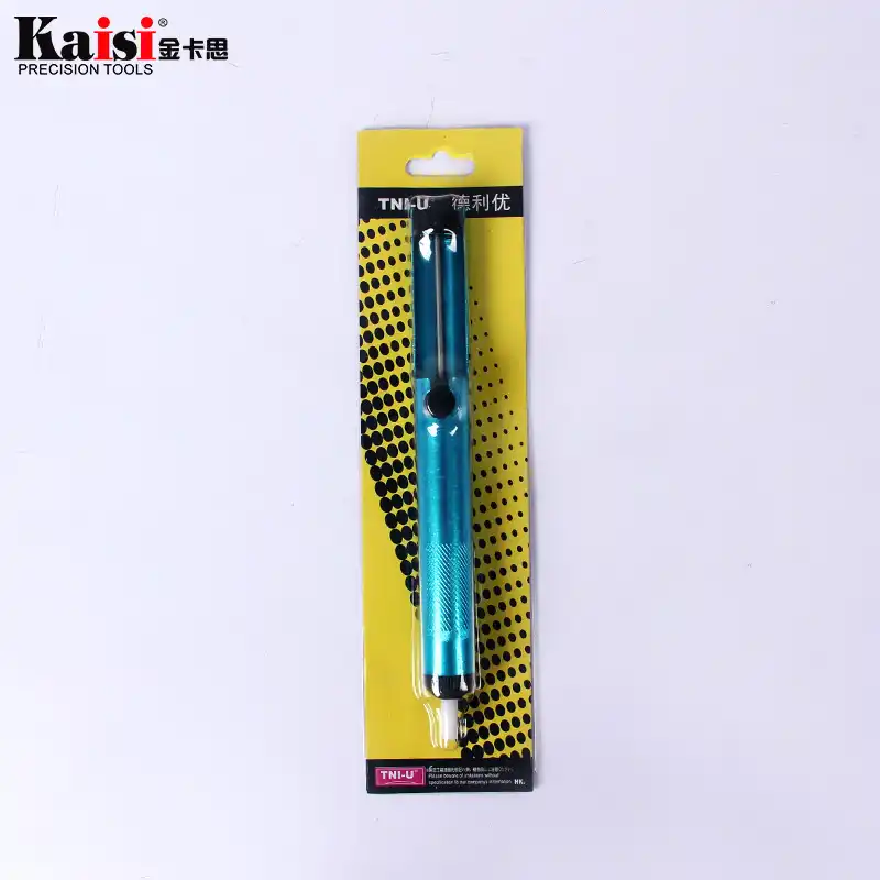 Kongqiabona-UK Pompa di dissaldatura in Metallo di Alluminio Pistola per Stagno di aspirazione Saldatura Ventosa rimozione Penna Saldatore a Vuoto Saldatore Strumento di Saldatura Manuale