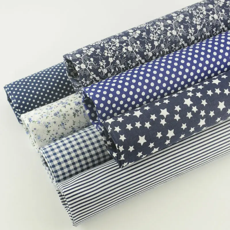 7 Pieces Simple and Plain Color Series Soft 100% Cotton Fabric Fat Quarters Kinds Design Quilting Cloth Scrapbooking Sets Sewing|cloth