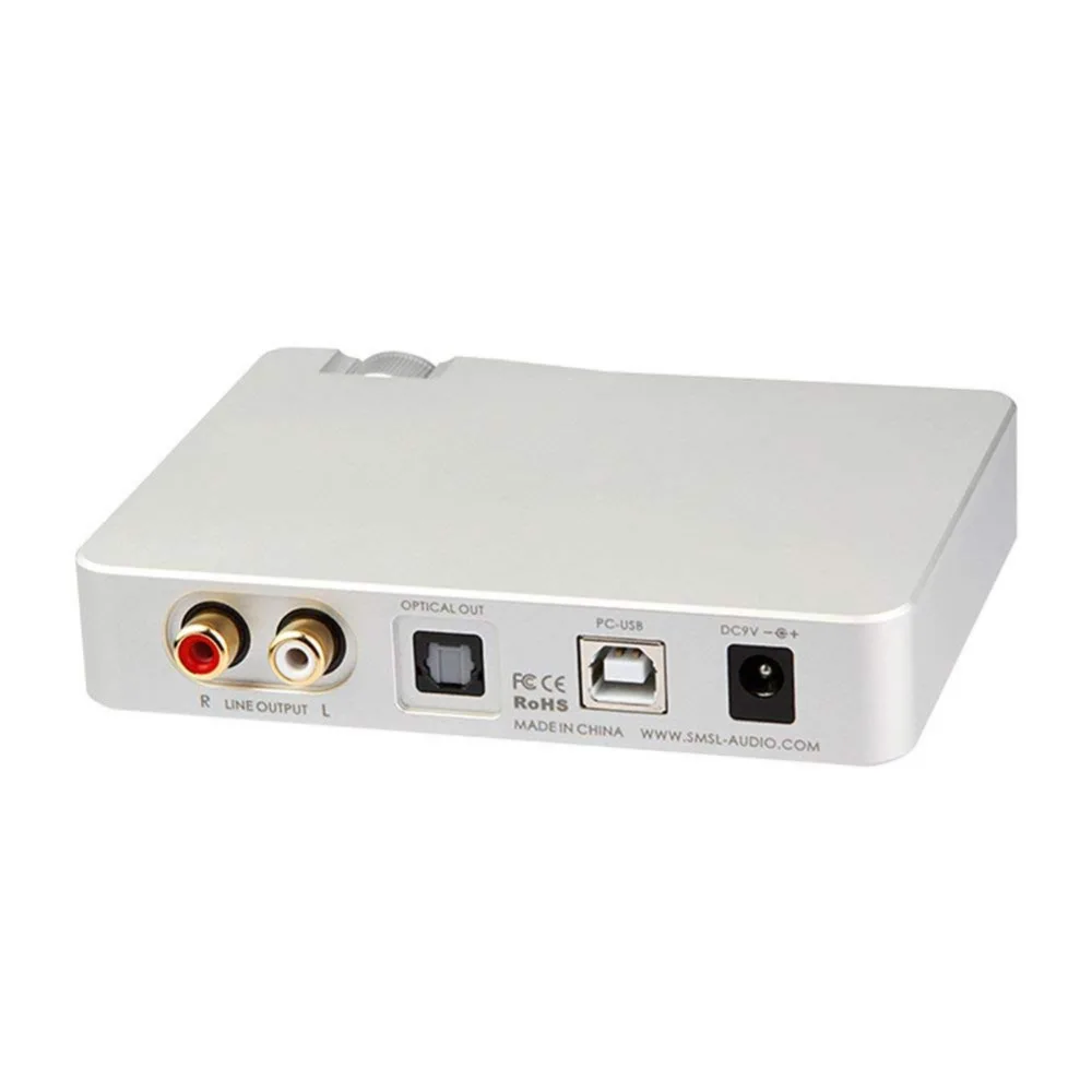 SMSL VMV V2 Hi-Fi аудио USB DAC 32 бит/384 кГц декодер CM6631A ES9023 аудио USB DAC с усилителем для наушников USB вход/RCA выход