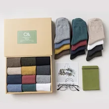 12 пар/кор. карамелла,, зимние носки, модные однотонные носки, женские длинные носки из хлопка, 53012