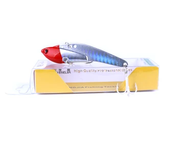 

HENGJIA 1PC Metal Spoon VIB Fishing Lure 7.5CM 21G 6 Colors Artificial Hard Bair With A Box Fishing Tackle