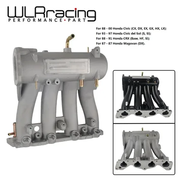 

WLR - Aluminum Intake Manifold For 1988-2000 Honda Civic CRX Del Sol SOHC D Series CX DX EX GX WLR-IM51