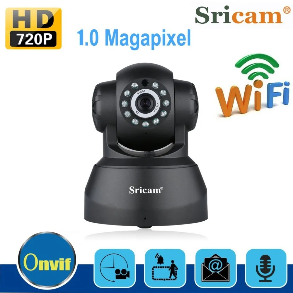 

Sricam 720P Motion Detection Alarm Camera Network Wireless IP Camera Home Security Monitoring Sp012 EU Plug