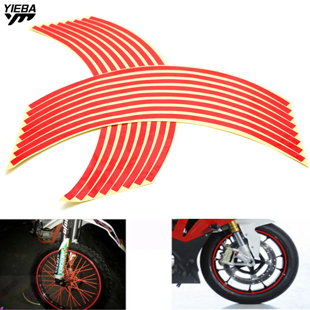 Motorcycle Bike Accessories Wheel Sticker Tape 17 18inch For Honda