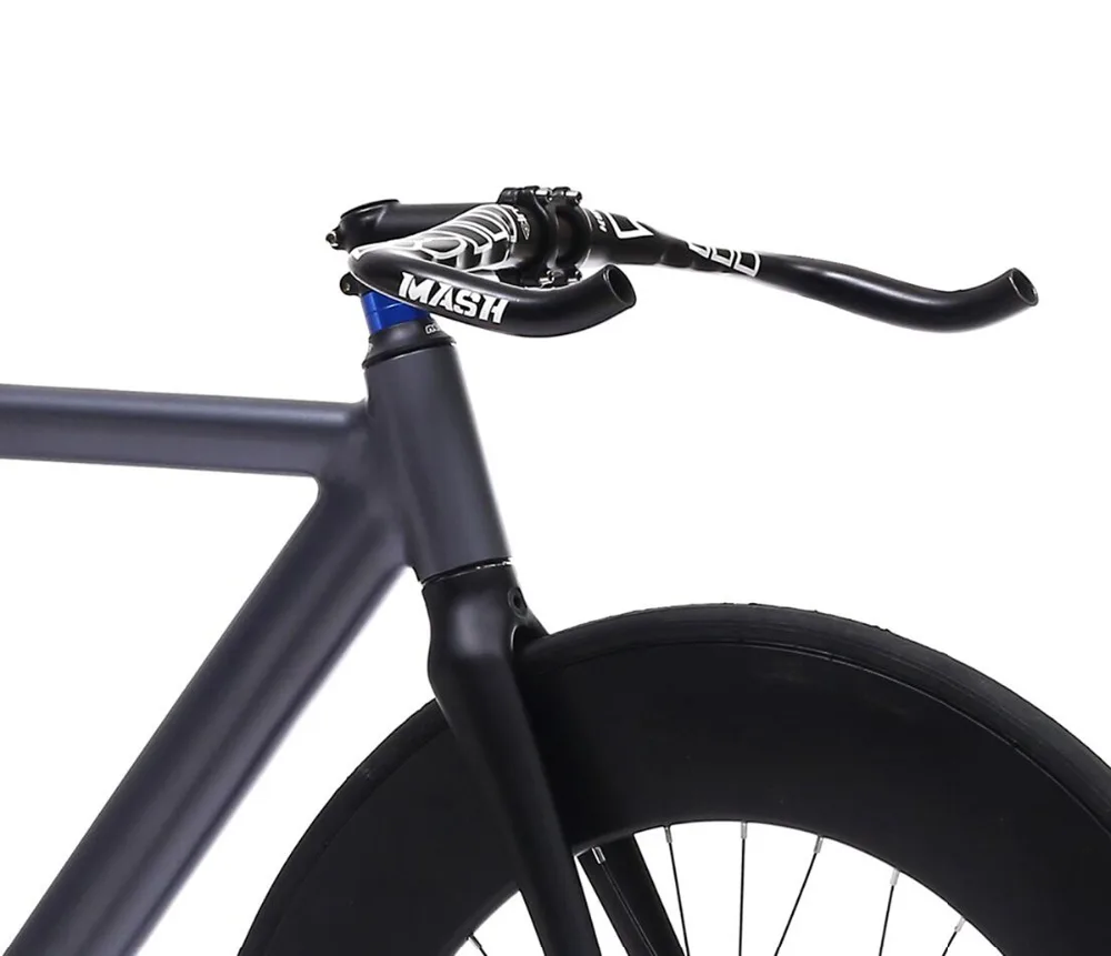 Excellent Fixed Gear Bike 54cm fame 90mm rim single speed bike Smooth Welding frame DIY Aluminum alloy Customize Track Bicycle 700C wheel 2 Excellent Fixed Gear Bike 54cm fame 90mm rim single speed bike Smooth Welding frame DIY Aluminum alloy Customize Track Bicycle 700C wheel 2