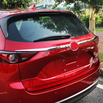 

Exterior Decoration Car Accessories ABS Chrome Rear Trunk Lid Cover Tailgate Strips 2Pcs For Mazda CX-5 CX5 2017 2018