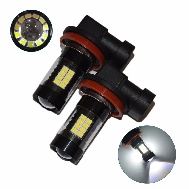 

2X H8 H11 PGJ19-1 PGJ19-2 LED 12V 7.5W Fog Daytime Running Light Driving DRL Lamp bulb White Lights