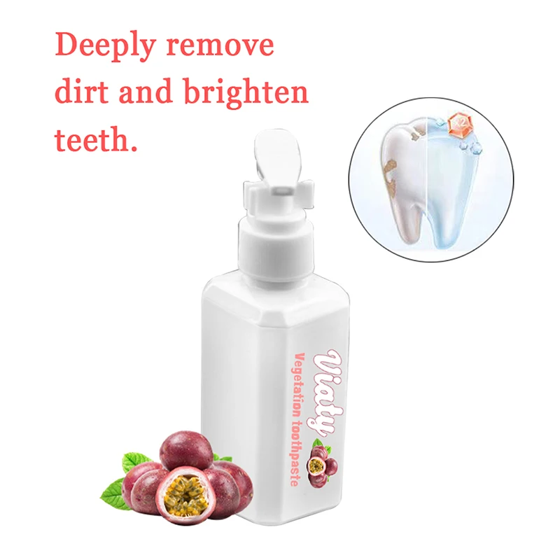 Новый 30 мл/100 мл прессованный мусс зубная паста для выпечки соды пятна для удаления отбеливания борьбы с кровотечением десны свежая