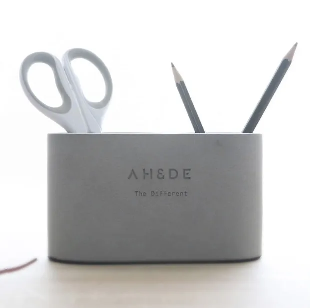 

Concrete cement rectangular pencil container creative fashion simple multifunctional office table pen holder mold