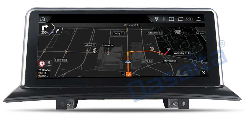 Dasaita 10," android 9,0 автомобиль радио для BMW X3 E83 2004 2005 2006 2007 2008 2009 gps навигации Bluetooth стерео 32G Встроенная память MP3