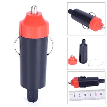 

1pc 12V Male Car Cigarette Lighter Socket Plug Motorcycle Socket Power Charger Adapter Connector + Fuse Converter Plug Hot Sell