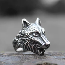 Viking Wolf Ring 316L Stainless Steel Ring Titanium Steel Rings for Men Biker Jewelry Gift цена Viking Wolf Ring 316L Stainless Steel Ring Titanium Steel Rings for Men Biker Jewelry Gift цены онлайн