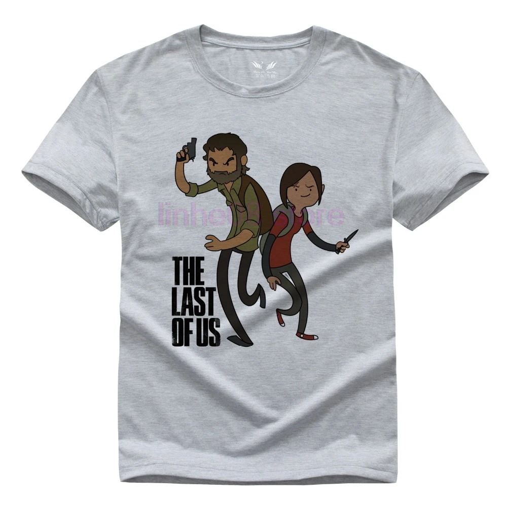

GILDAN The Last of Us Video Games pure Cotton t shirt Ellie Game Combed Cotton Sunmer Loose Men womemn Tees tops