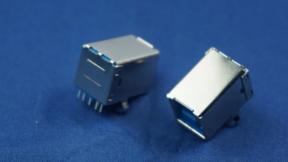1000 шт. разъем USB 3 0 Тип B гнездовой прямоугольный сквозное отверстие 9 контактов