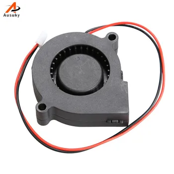 

A Ausuky Black Brushless DC Cooling Blower Fan 2 Wires 5015S 12V 0.14A 50x15mm -39